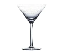 Martini Glass with Ovals Design by The Vintage List