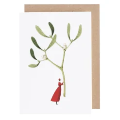 Mistletoe Greetings Card