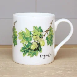Out In The Fields English Oak Bone China Mug