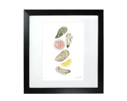 Oyster Print by Corinne Alexander