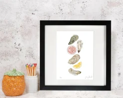Oyster Print by Corinne Alexander