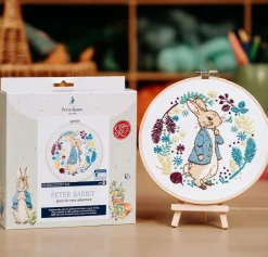 Peter Rabbit Plans His Next Adventure Embroidery Kit