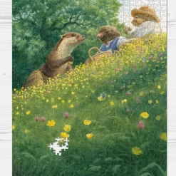Picnic with Otter 1000 Piece Jigsaw Puzzle