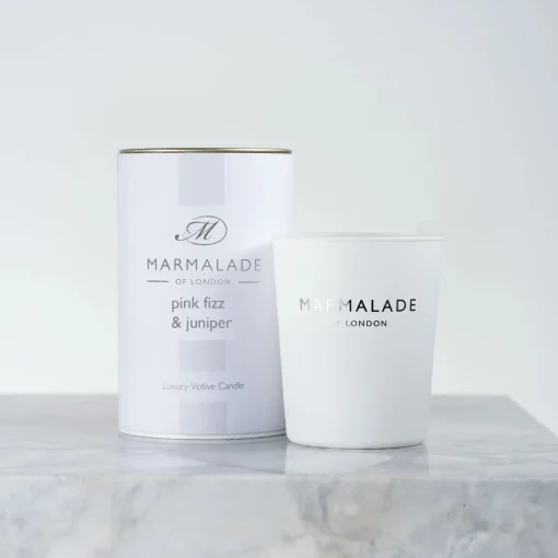 Pink Fizz & Juniper Luxury Glass Votive Candle