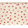 Pink Hearts Rectangular Birch Tray