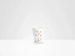 Pink Sweet Pea Beaker