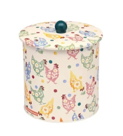 Polka Chickens Biscuit Barrel