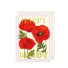 Poppies Greeting Card