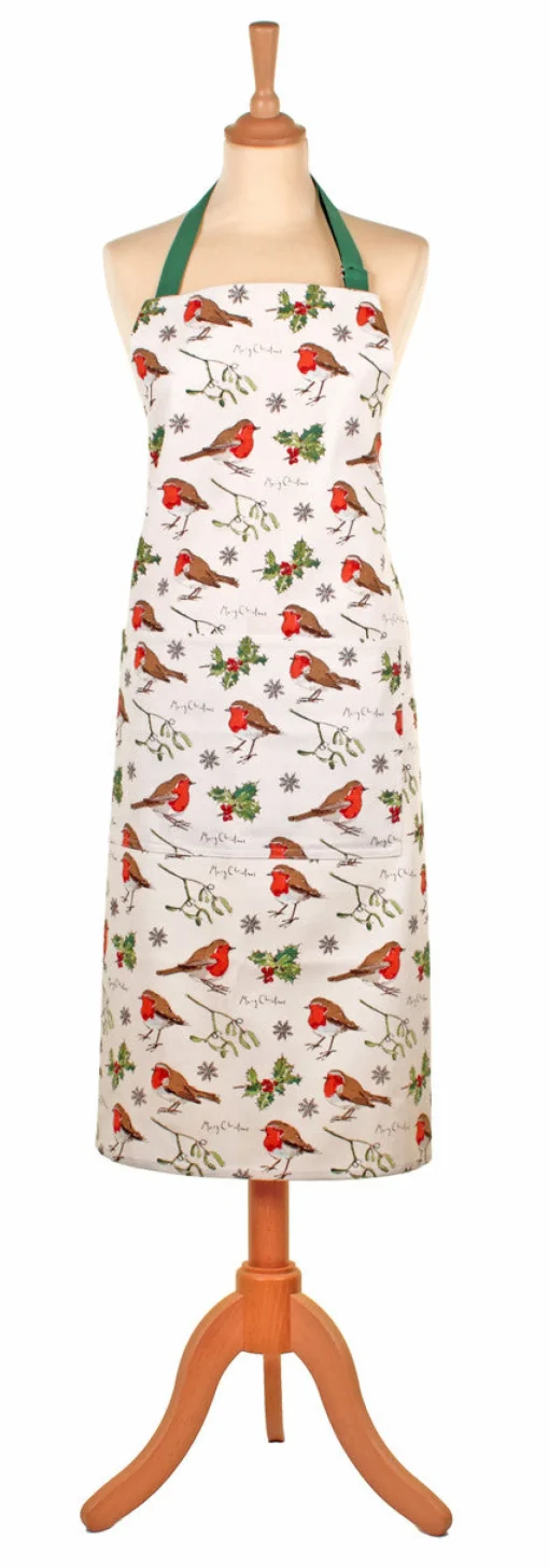 Robins & Holly Cotton Apron