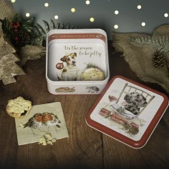 Santa's Little Helpers Christmas Tin