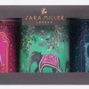 Sara Miller Elephant Oasis Set of 3 Round Caddies