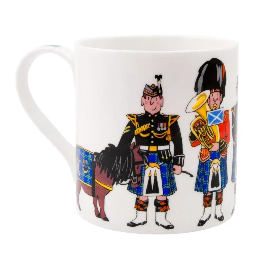 Scottish Pipers Mug Boxed