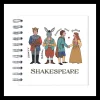 Shakespeare Wire Bound Mini Notebook