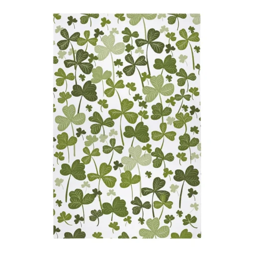 Shamrocks 2024 Cotton Tea Towel