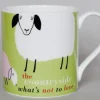 Smile Sheepish Green Mug