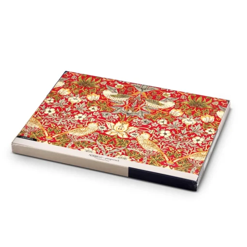 Spode Morris and Co Strawberry Thief Red Placemats - Set of 4