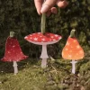 Starry Mushroom Wooden Decorations