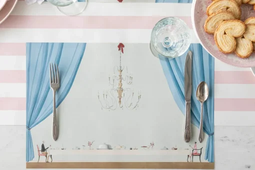 Table for Two Pad of 18 Paper Placemats