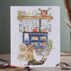 'The Country Kitchen' Blank Greetings Card