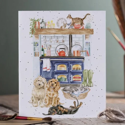 'The Country Kitchen' Blank Greetings Card
