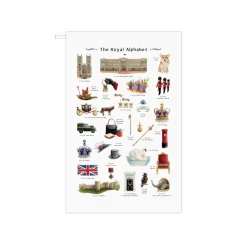 The Royal Alphabet Tea Towel