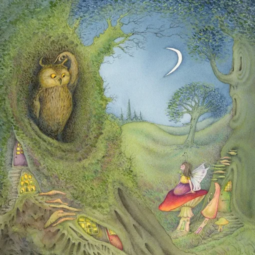 The Thoughtful Faerie Greeting Card