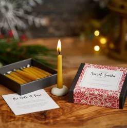 Time for Secret Santa Candle Set