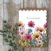 'To A True Friend' Greeting Card