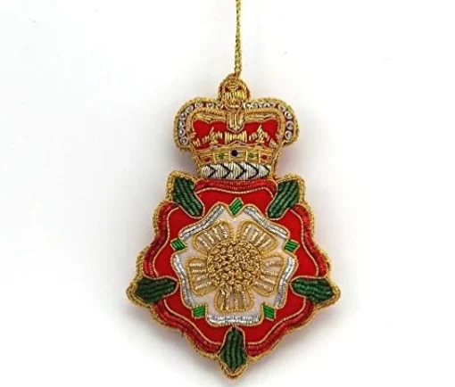 Tudor Rose with  Crown Decoration by Tinker Tailor London