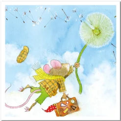 Up Up & Away  Greetings Card