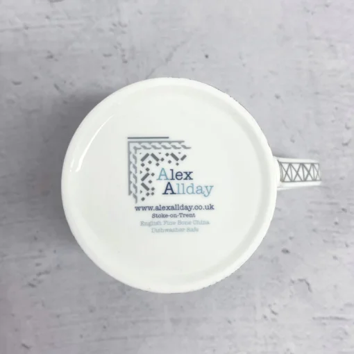 Victorian Tiles Fine Bone China Mug