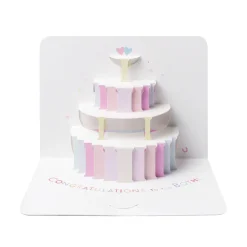 Wedding Cake Pop Out Greeting Card