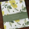 Welsh Poppy Linen Union Tea Towel