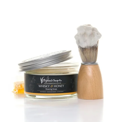 Whisky & Honey Wash Bag & Shaving Kit