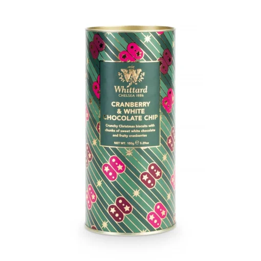 Whittard Cranberry and White Chocolate Biscuits