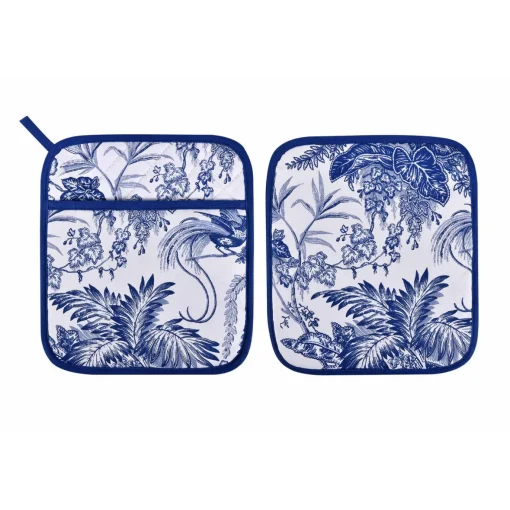 Willow Toile Pot Mitt