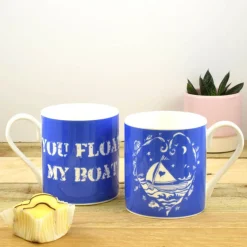 You Float My Boat Bone China Mug