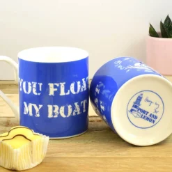 You Float My Boat Bone China Mug
