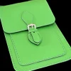 Zatchels Handmade Leather Phone Pouch - Classic Green